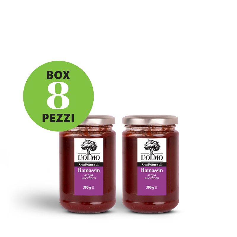 Box confetture di susine ramassin senza zucchero 300g