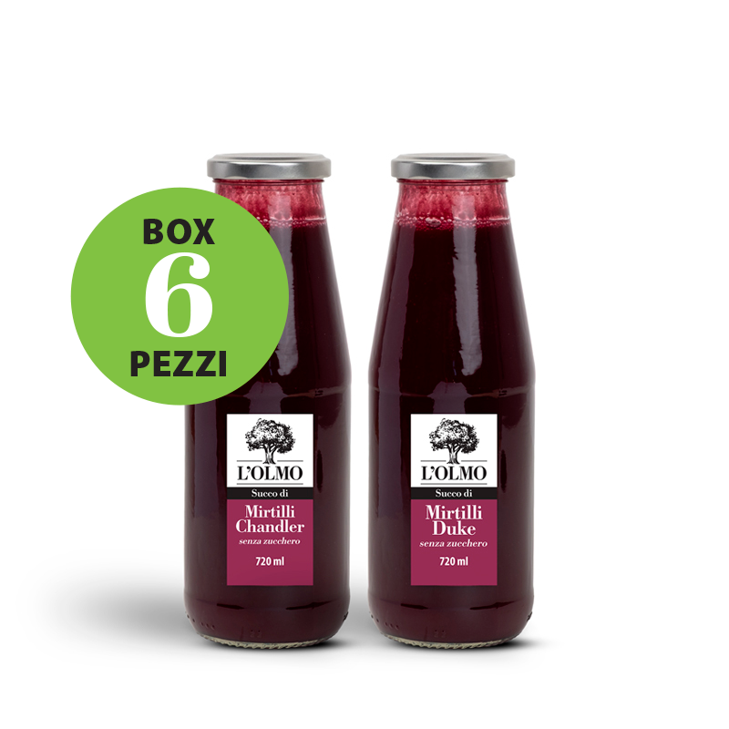 Box succo di mirtillo grande senza zucchero - 720ml