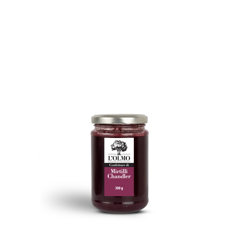 Confettura di mirtilli Chandler con zucchero 300g - fronte